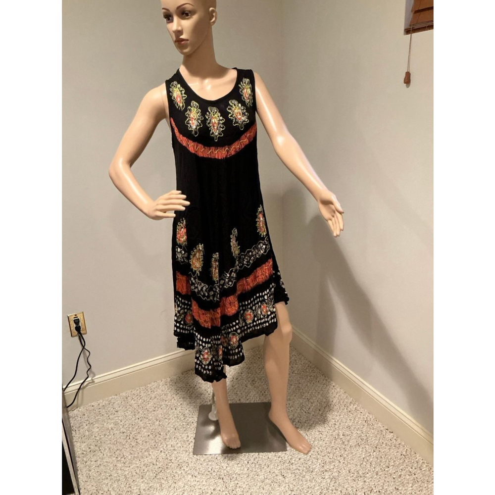 Woman’s Sante Cassics Sundress Black One Size Style RN101576